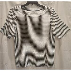 Chico's Ultimate Tee size 3/XL Cotton Stripes